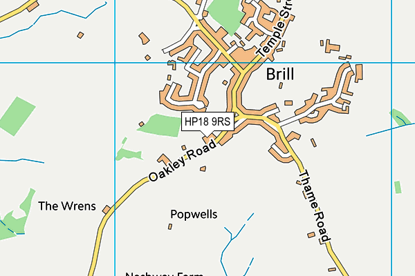 HP18 9RS map - OS VectorMap District (Ordnance Survey) HP18 9RS map - OS VectorMap District (Ordnance Survey)