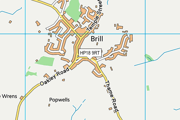 HP18 9RT map - OS VectorMap District (Ordnance Survey) HP18 9RT map - OS VectorMap District (Ordnance Survey)