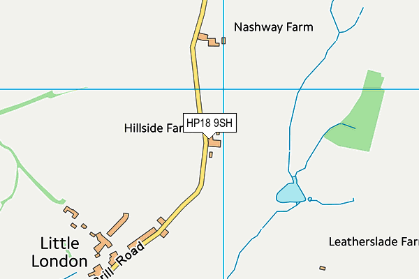 HP18 9SH map - OS VectorMap District (Ordnance Survey) HP18 9SH map - OS VectorMap District (Ordnance Survey)