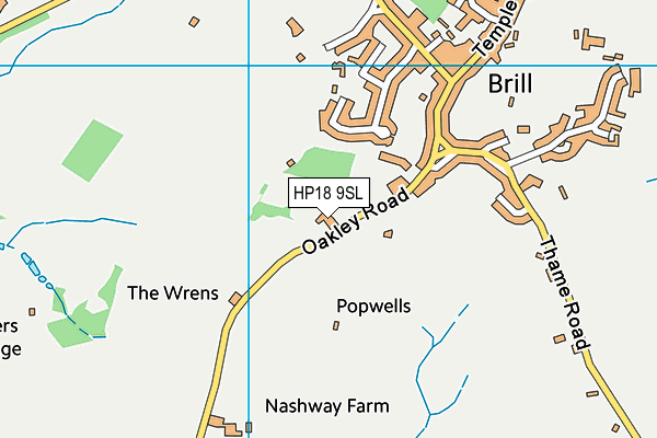 HP18 9SL map - OS VectorMap District (Ordnance Survey) HP18 9SL map - OS VectorMap District (Ordnance Survey)