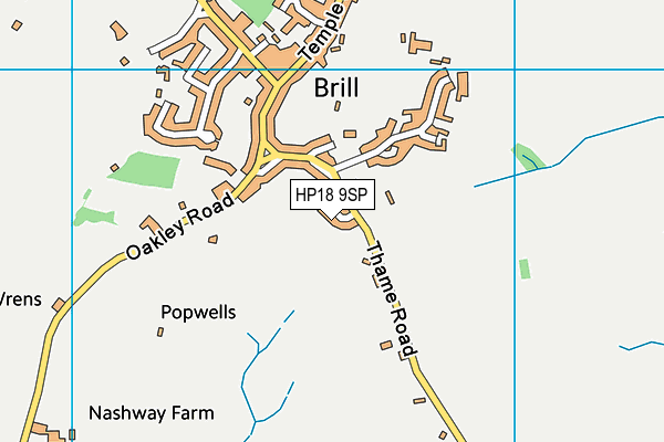 HP18 9SP map - OS VectorMap District (Ordnance Survey) HP18 9SP map - OS VectorMap District (Ordnance Survey)