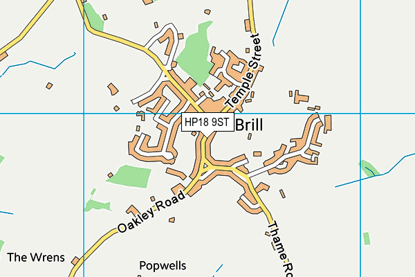 HP18 9ST map - OS VectorMap District (Ordnance Survey) HP18 9ST map - OS VectorMap District (Ordnance Survey)
