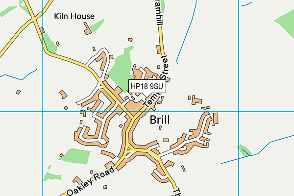 HP18 9SU map - OS VectorMap District (Ordnance Survey) HP18 9SU map - OS VectorMap District (Ordnance Survey)