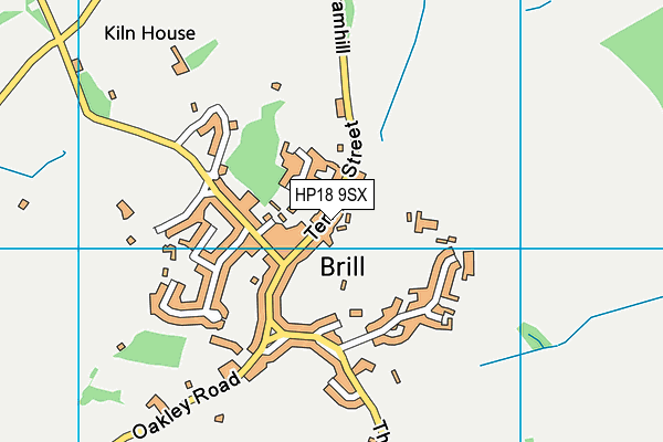 HP18 9SX map - OS VectorMap District (Ordnance Survey) HP18 9SX map - OS VectorMap District (Ordnance Survey)