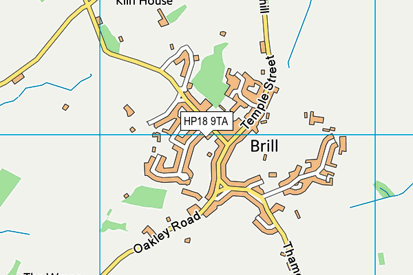 HP18 9TA map - OS VectorMap District (Ordnance Survey) HP18 9TA map - OS VectorMap District (Ordnance Survey)
