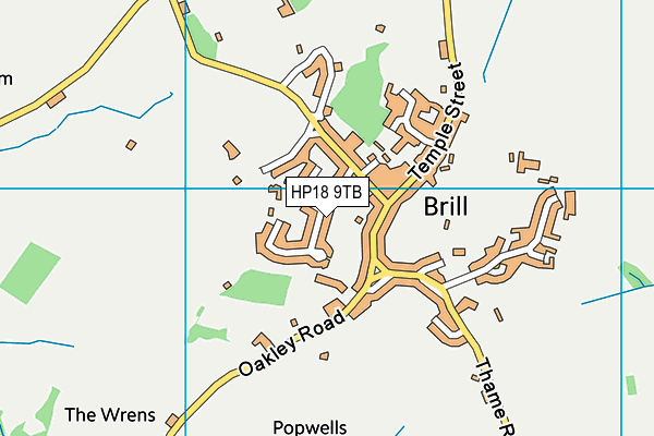 HP18 9TB map - OS VectorMap District (Ordnance Survey) HP18 9TB map - OS VectorMap District (Ordnance Survey)