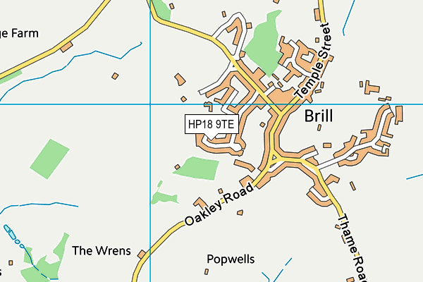 HP18 9TE map - OS VectorMap District (Ordnance Survey) HP18 9TE map - OS VectorMap District (Ordnance Survey)