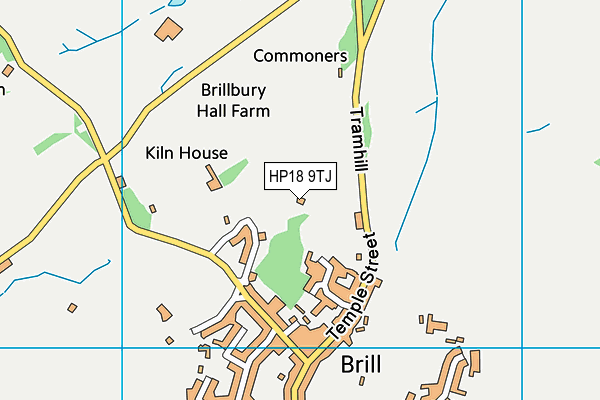 HP18 9TJ map - OS VectorMap District (Ordnance Survey) HP18 9TJ map - OS VectorMap District (Ordnance Survey)