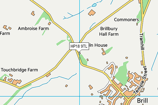 HP18 9TL map - OS VectorMap District (Ordnance Survey) HP18 9TL map - OS VectorMap District (Ordnance Survey)