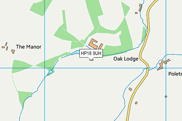HP18 9UH map - OS VectorMap District (Ordnance Survey) HP18 9UH map - OS VectorMap District (Ordnance Survey)