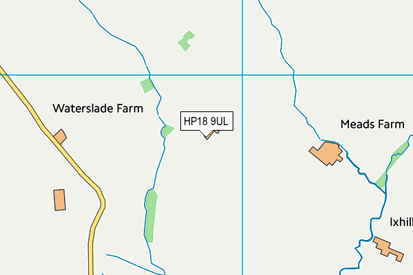 HP18 9UL map - OS VectorMap District (Ordnance Survey) HP18 9UL map - OS VectorMap District (Ordnance Survey)