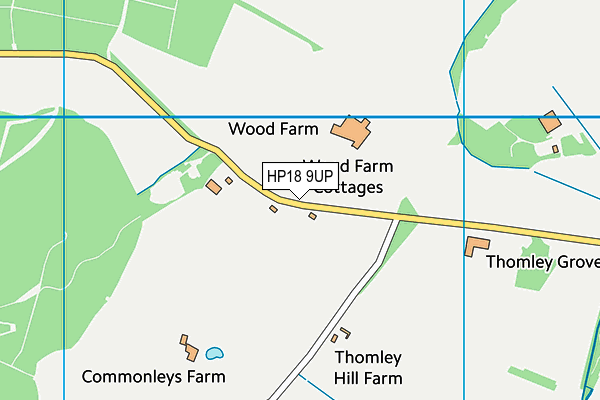 HP18 9UP map - OS VectorMap District (Ordnance Survey) HP18 9UP map - OS VectorMap District (Ordnance Survey)