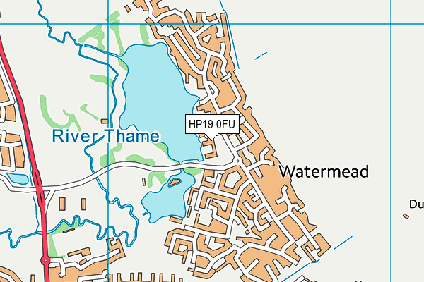 HP19 0FU map - OS VectorMap District (Ordnance Survey) HP19 0FU map - OS VectorMap District (Ordnance Survey)