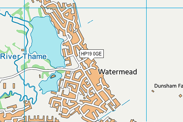 HP19 0GE map - OS VectorMap District (Ordnance Survey) HP19 0GE map - OS VectorMap District (Ordnance Survey)