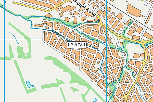 HP19 7AH map - OS VectorMap District (Ordnance Survey) HP19 7AH map - OS VectorMap District (Ordnance Survey)