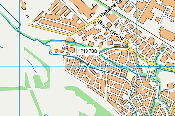 HP19 7BQ map - OS VectorMap District (Ordnance Survey) HP19 7BQ map - OS VectorMap District (Ordnance Survey)