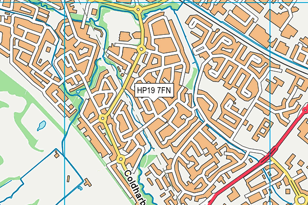 HP19 7FN map - OS VectorMap District (Ordnance Survey) HP19 7FN map - OS VectorMap District (Ordnance Survey)