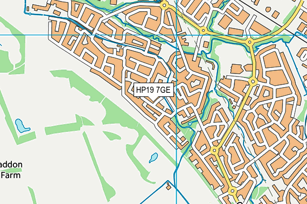 HP19 7GE map - OS VectorMap District (Ordnance Survey) HP19 7GE map - OS VectorMap District (Ordnance Survey)