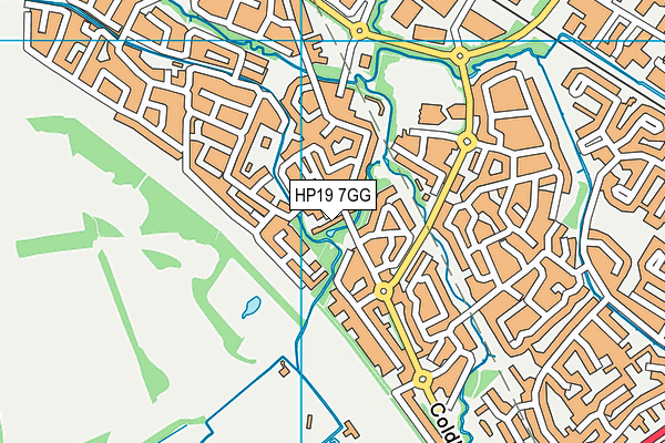 HP19 7GG map - OS VectorMap District (Ordnance Survey) HP19 7GG map - OS VectorMap District (Ordnance Survey)