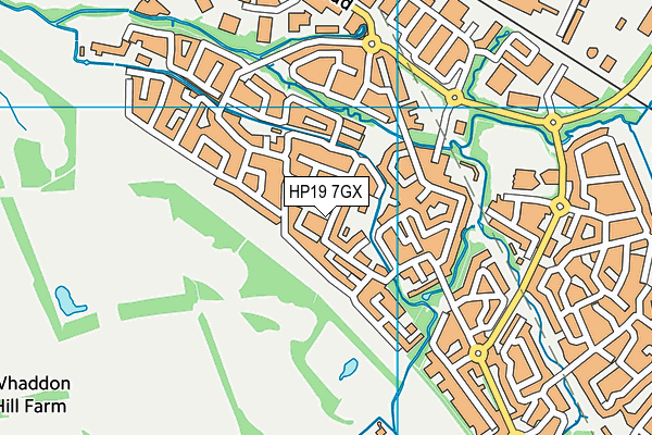 HP19 7GX map - OS VectorMap District (Ordnance Survey) HP19 7GX map - OS VectorMap District (Ordnance Survey)