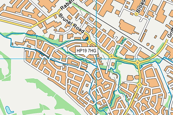 HP19 7HG map - OS VectorMap District (Ordnance Survey) HP19 7HG map - OS VectorMap District (Ordnance Survey)