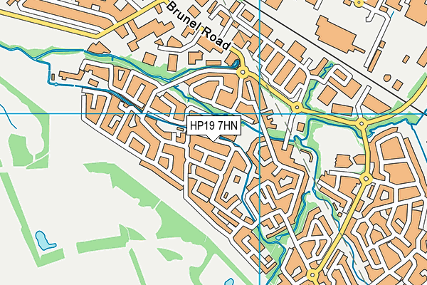 HP19 7HN map - OS VectorMap District (Ordnance Survey) HP19 7HN map - OS VectorMap District (Ordnance Survey)
