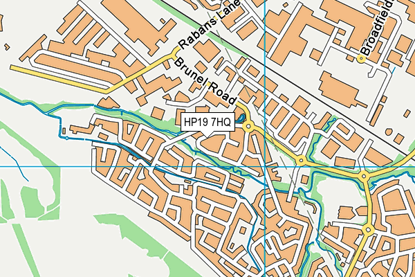 HP19 7HQ map - OS VectorMap District (Ordnance Survey) HP19 7HQ map - OS VectorMap District (Ordnance Survey)