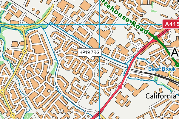 HP19 7RG map - OS VectorMap District (Ordnance Survey) HP19 7RG map - OS VectorMap District (Ordnance Survey)