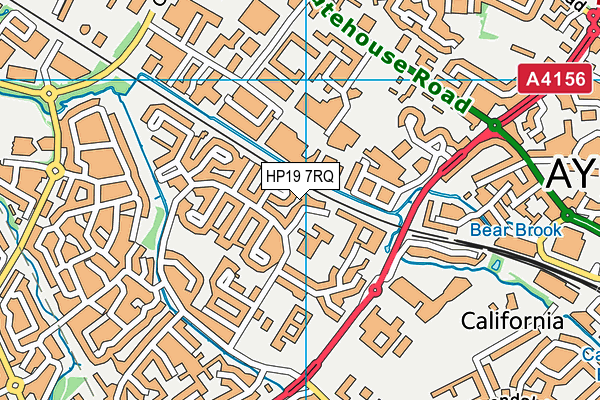 HP19 7RQ map - OS VectorMap District (Ordnance Survey) HP19 7RQ map - OS VectorMap District (Ordnance Survey)