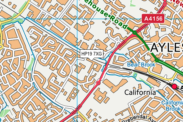 HP19 7XG map - OS VectorMap District (Ordnance Survey) HP19 7XG map - OS VectorMap District (Ordnance Survey)