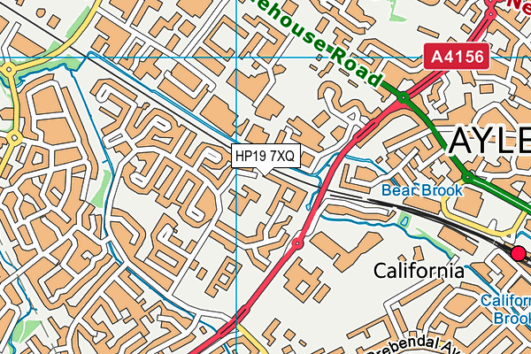 HP19 7XQ map - OS VectorMap District (Ordnance Survey) HP19 7XQ map - OS VectorMap District (Ordnance Survey)