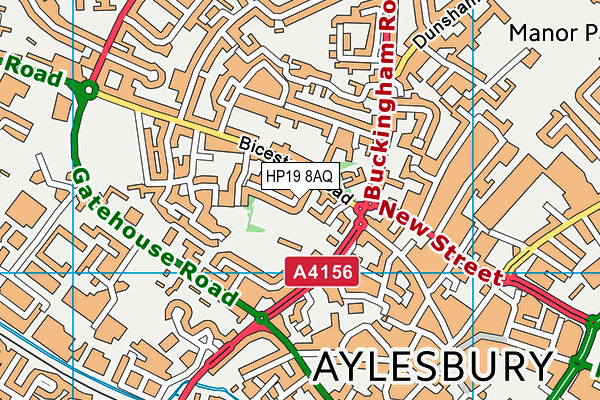 HP19 8AQ map - OS VectorMap District (Ordnance Survey) HP19 8AQ map - OS VectorMap District (Ordnance Survey)