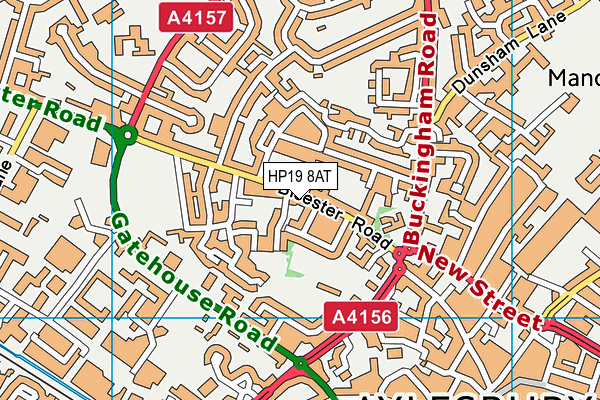 HP19 8AT map - OS VectorMap District (Ordnance Survey) HP19 8AT map - OS VectorMap District (Ordnance Survey)