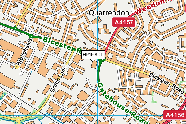 HP19 8DT map - OS VectorMap District (Ordnance Survey) HP19 8DT map - OS VectorMap District (Ordnance Survey)