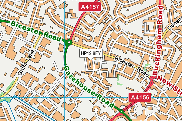 HP19 8FY map - OS VectorMap District (Ordnance Survey) HP19 8FY map - OS VectorMap District (Ordnance Survey)