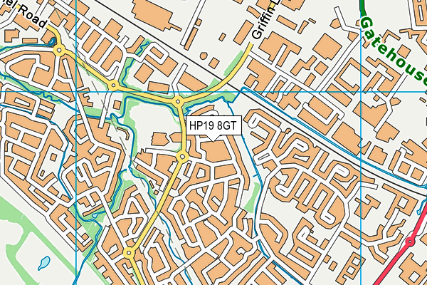 HP19 8GT map - OS VectorMap District (Ordnance Survey) HP19 8GT map - OS VectorMap District (Ordnance Survey)