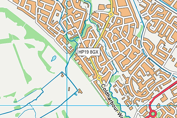 HP19 8GX map - OS VectorMap District (Ordnance Survey) HP19 8GX map - OS VectorMap District (Ordnance Survey)