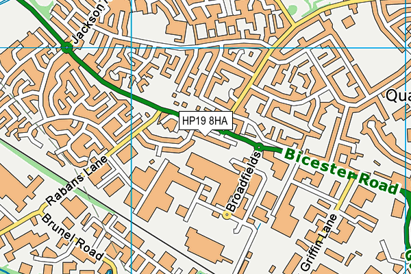 HP19 8HA map - OS VectorMap District (Ordnance Survey) HP19 8HA map - OS VectorMap District (Ordnance Survey)