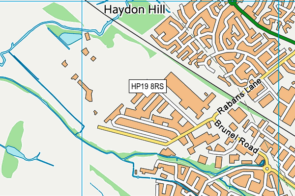 HP19 8RS map - OS VectorMap District (Ordnance Survey) HP19 8RS map - OS VectorMap District (Ordnance Survey)