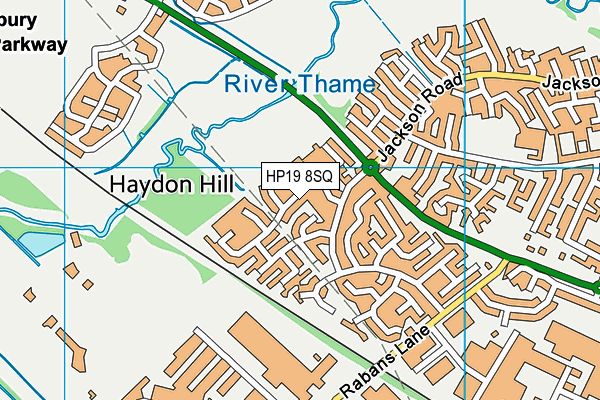 HP19 8SQ map - OS VectorMap District (Ordnance Survey) HP19 8SQ map - OS VectorMap District (Ordnance Survey)