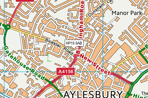 HP19 9AB map - OS VectorMap District (Ordnance Survey) HP19 9AB map - OS VectorMap District (Ordnance Survey)