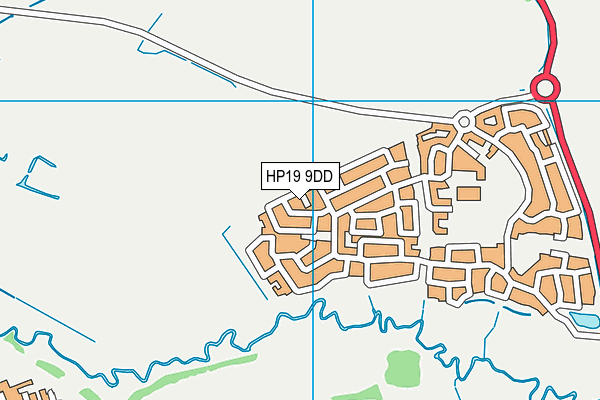 HP19 9DD map - OS VectorMap District (Ordnance Survey) HP19 9DD map - OS VectorMap District (Ordnance Survey)