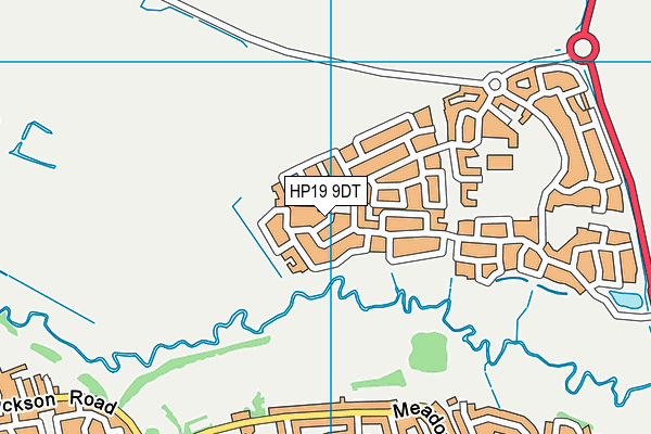 HP19 9DT map - OS VectorMap District (Ordnance Survey) HP19 9DT map - OS VectorMap District (Ordnance Survey)