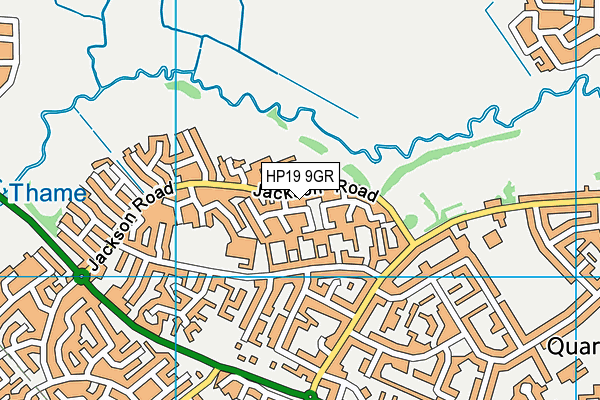 HP19 9GR map - OS VectorMap District (Ordnance Survey) HP19 9GR map - OS VectorMap District (Ordnance Survey)