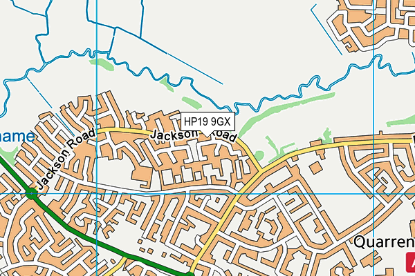 HP19 9GX map - OS VectorMap District (Ordnance Survey) HP19 9GX map - OS VectorMap District (Ordnance Survey)