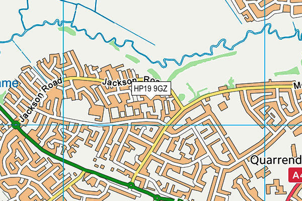 HP19 9GZ map - OS VectorMap District (Ordnance Survey) HP19 9GZ map - OS VectorMap District (Ordnance Survey)