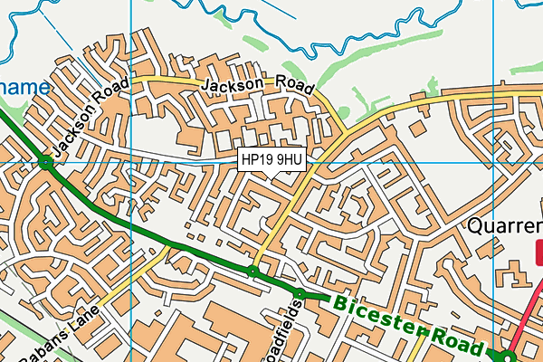HP19 9HU map - OS VectorMap District (Ordnance Survey) HP19 9HU map - OS VectorMap District (Ordnance Survey)