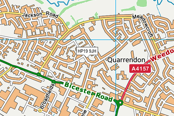 HP19 9JH map - OS VectorMap District (Ordnance Survey) HP19 9JH map - OS VectorMap District (Ordnance Survey)