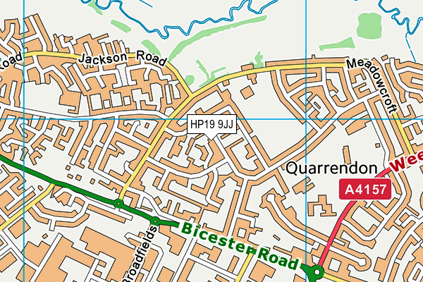 HP19 9JJ map - OS VectorMap District (Ordnance Survey) HP19 9JJ map - OS VectorMap District (Ordnance Survey)