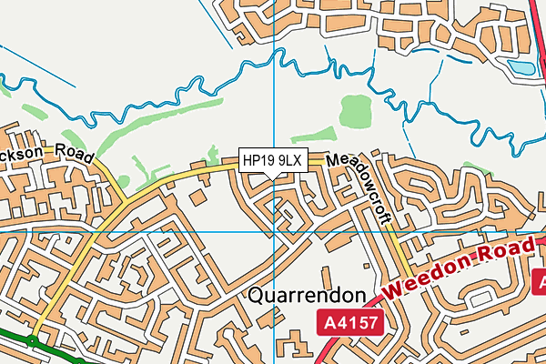 HP19 9LX map - OS VectorMap District (Ordnance Survey) HP19 9LX map - OS VectorMap District (Ordnance Survey)